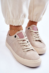 Sneakersy Damskie Beżowe Big Star LL274399