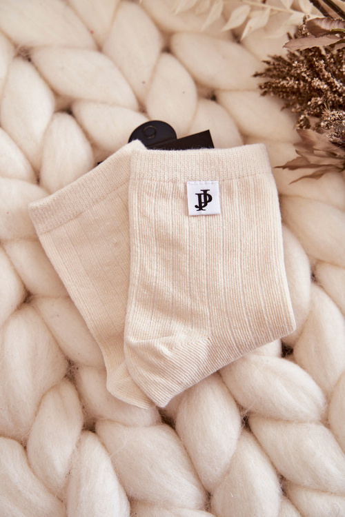 Youth Classic Striped Socks Creamy