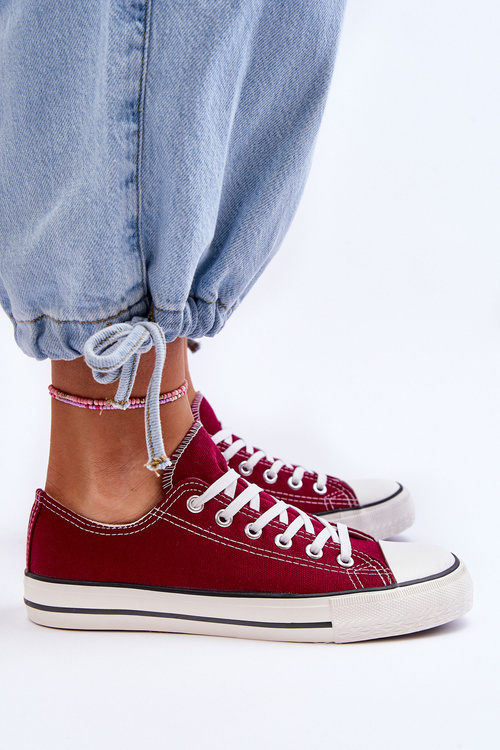 Classic Low Women's Sneakers Burgunde Vegas