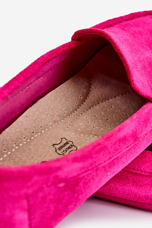 Women’s Loafers Suede Fuchsia Morreno