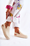 Fashionable Rubber Clogs Light beige Meriko