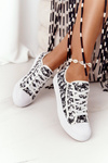 Women's Logged Sneakers Black-White Day Off