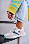 Women's sports sneakers Big Star KK274097 White and Pink