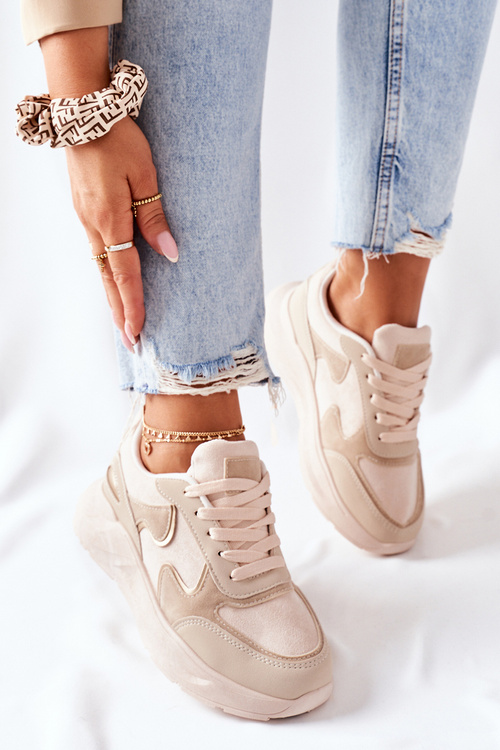 Women’s Sport Shoes Sneakers Beige Bethell