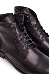 Men's boots leather black Bruno