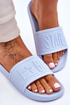 Women's Slippers Big Star HH274A042 Light blue