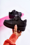 Children's Sport Shoes With Velcro Black Elike