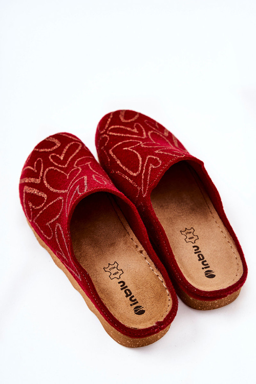 Papcie Klapki Profilaktyczne Inblu DK07-016 Czerwone