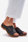 Comfortable women's wedges black Claribelle