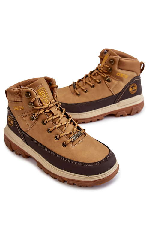 Men's Boots Memory Foam Big Star KK174119 Camel