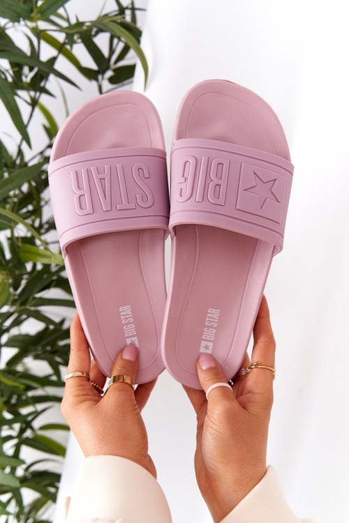 Women's Slippers Big Star HH274A041 Powder Pink