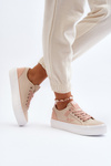 Fabric Women's Sneakers Lee Cooper LCW-24-31-2196 Beige