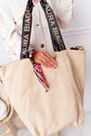 Shopper Shoulder Bag LAURA BIAGGI Beige