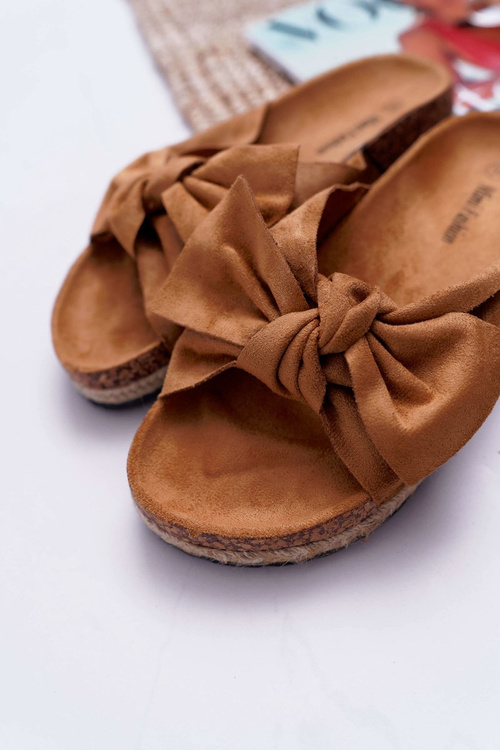 Women's Flip Flops On Cork Blossoms Camel Misto