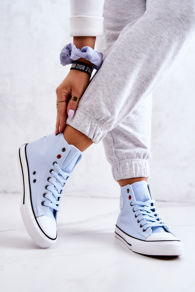 Women's High Sneakers Big Star JJ274209 Blue