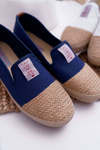 Espadryle Damskie Cross Jeans Granatowe DD2R4046