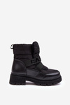 Women's Zip-Up Snow Boots Insulated Black Zeva