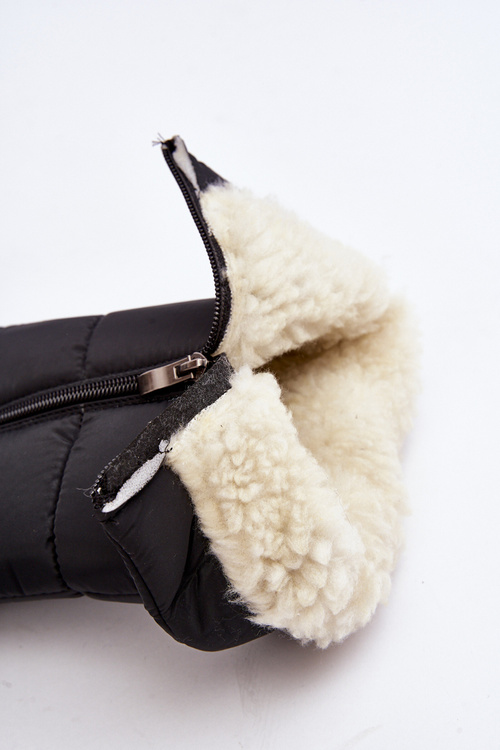 Śniegowce Wysokie Ocieplane Czarne Progress PROGJ-22-136