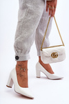 Classic Heels On A Heel White Odessa