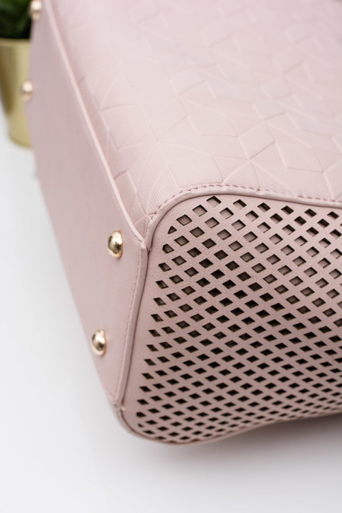 Monnari Classic Shopper Handbag Powder Pink