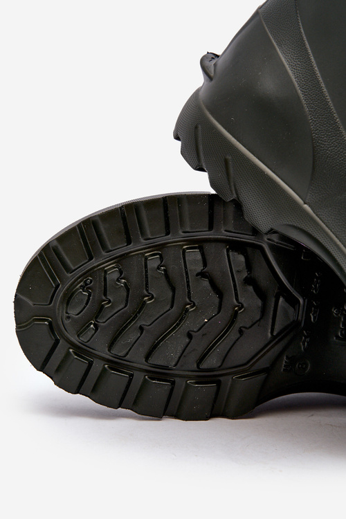 Men's Waterproof Wellington Boots GARDEN 753 LEMIGO Dark Green