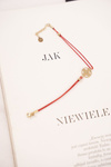 Women's Bracelet Red String Celebrity Gold Clover Clara