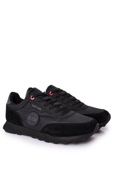 Męskie Sportowe Buty Memory Foam Big Star HH174250 Czarne