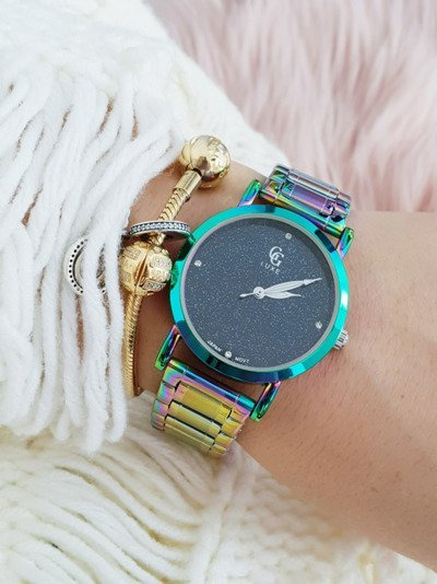 Women's Yves Petrol Multicolor Watch