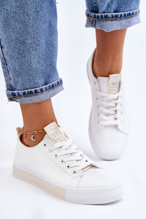 Women's Sneakers Classic White-Beige Ville