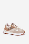Women's Sports Shoes On Platform Animal Print Beige Davinara