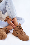 Women's Trekking Shoes Trappers Lee Cooper LCJ-22-31-1442 Brown