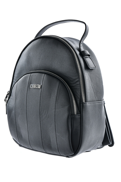 Plecak Saszetka 2w1 Damski Skóra Czarny Big Star LL574097  