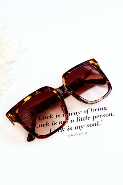 Women's Sunglasses Marbled V120026 Brown