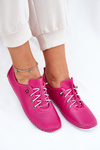 Ladies Leather Shoes Made Of Natural Leather Artiker 54C0830 Pink