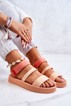 Fragrant Rubber Sandals With Velcro ZAXY HH285288 Orange