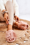 Slippers With Fur Rubber Dirty Pink Allyson