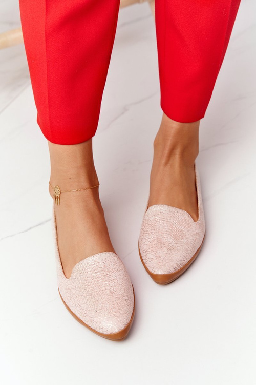 Women's Loafers Sergio Leone MK700 Suede Pink
