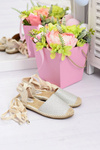 Women's Linen Ballerinas Tiered Silver Espadrilles Sea