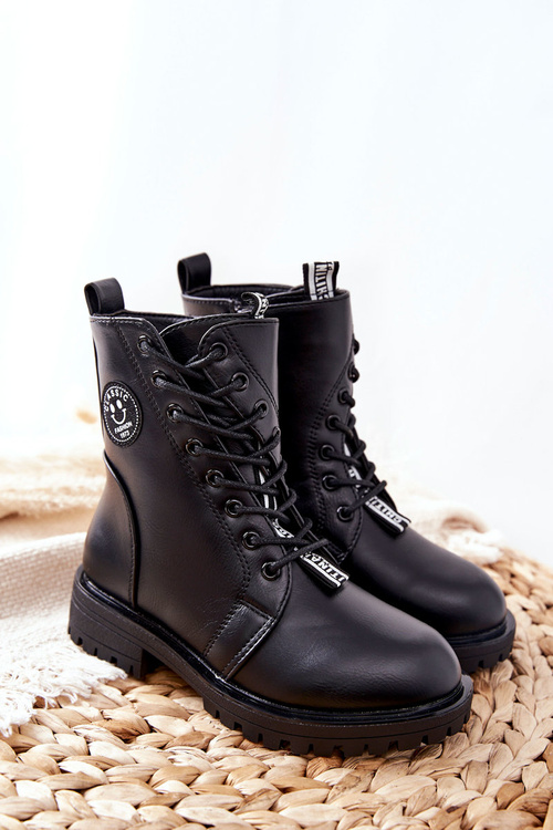 Children's Warm-up Booties Workers Black Rosalie