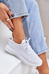 Mesh Slip On Sports Shoes Women White Harice
