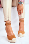 Women's Sandals On Anchor Flax Camel Canterola