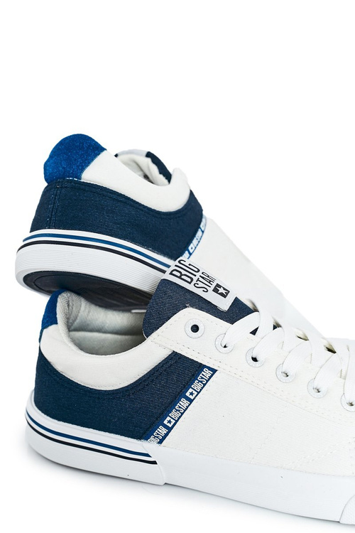 Męskie Tenisówki Big Star FF174136 Biało-Granatowe