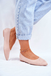 Women’s Ballerinas Eco-Suede Pink Bellissima