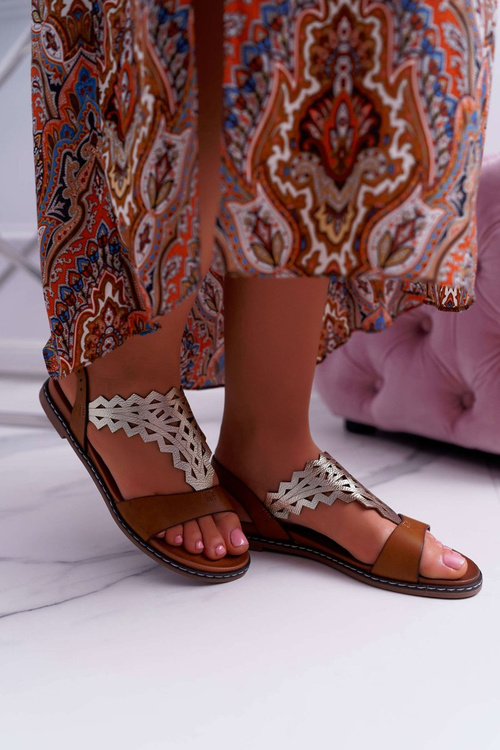 Women's Flat Sandals Sergio Leone SK011 Camel Lirielle