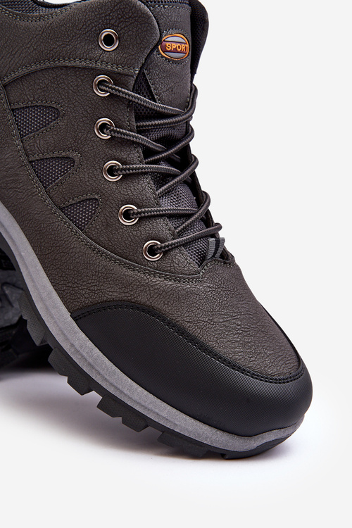 Men's Classic Trekking Shoes Grey Gometti