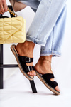Classic Suede Women's Slippers Black Casilda