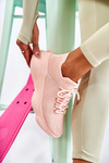 Buty Sportowe Wsuwane Damskie Różowe Dalmiro