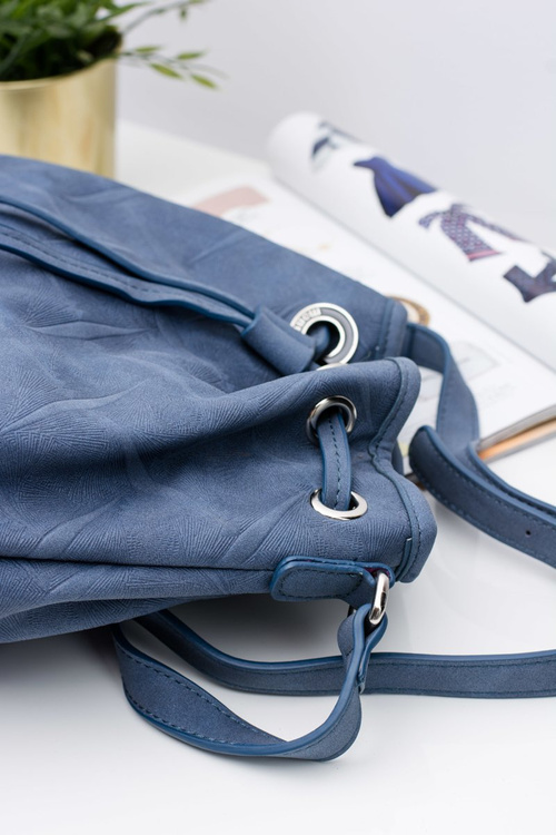 Navy Blue Purse Stylish Sack Monnari