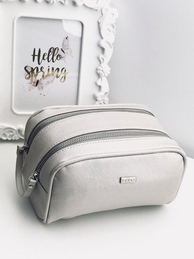 NOBO Beige Cosmetic Bag
