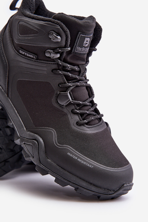 Light Insulated Men's Trekking Shoes Waterproof McBraun Black